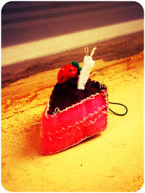 Felt Birthday Cake Plush