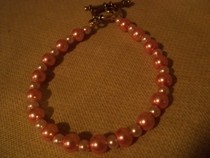 Pink Pearly Bracelet