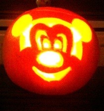 Mickey Mouse Pumpkin