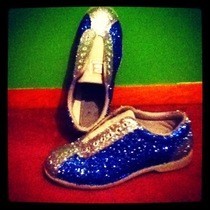 Glitterized Bowling Shoes!