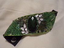Beaded Bling   Green
