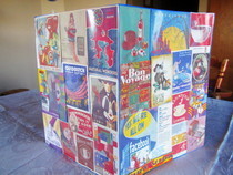 Vintage Style Collage Folder