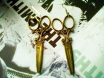 Victorian Scissor Earrings