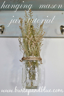 Hanging Mason Jars