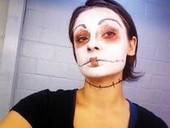 Tim Burton Style Makeup