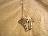 Key Charm Necklace