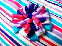 Korker Flower Hair Bow