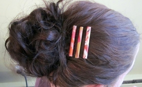 Fun & Funky Paper Bead Bobby Pins