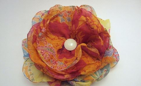 Fabric Brooches