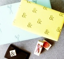 How To Make Custom Wrapping Paper With Stamps