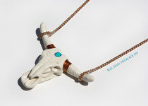 Wildfox Couture Inspired: Diy Bull Skull Necklace