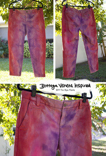 Bottega Veneta Runway Inspired Tie Dye Pants