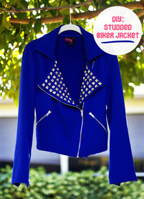 Diy Studded Biker Jacket