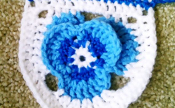 Crochet Pansy Flower Bunting Pattern