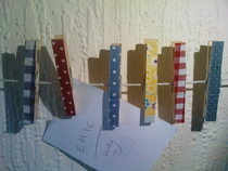 Fabric Covered Pegs