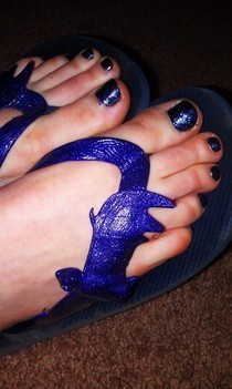 Bat Flip Flop Refashion
