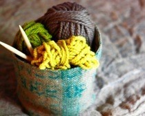 Burlap Container