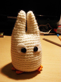 White Chibi Totoro