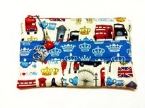 I <3 London Gathered Clutch
