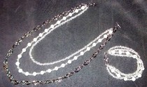 Pearl Tiered Jewelry Set