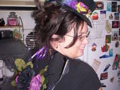 Cute Purple And Black Fairy Costume