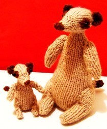 Knitted Meerkats