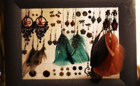 Frame Earring Organizer