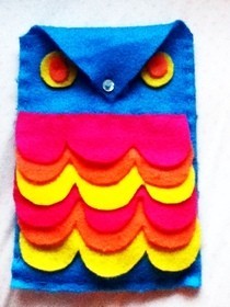 Retro Owl Sunglass Case