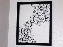 Faux Wrought Iron Wall Art For Under $5 