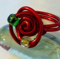 Rose Wire Ring 