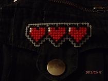 Legend Of Zelda, 3 Hearts Pin