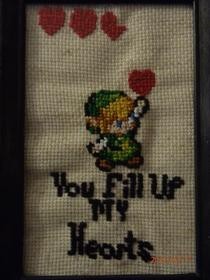 Link:"You Fill Up My Hearts" Cross Stitch