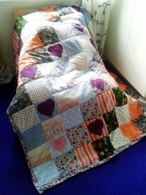 Patchwork Memorial Quilt