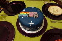 Nyan Cat Cake
