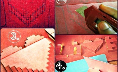 Popup Heart Love Card