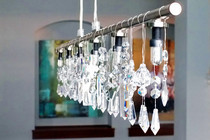 Linear Crystal Chandelier