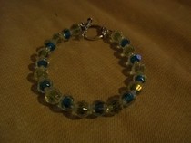 Green And Blue Crystal Bracelet