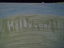 Hollywood Sign Drawing 