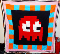 Pac Man Ghost Quilt 