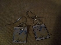 Sticker And Cardboard Earrings