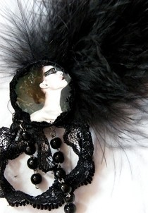 Black Swan Fascinator