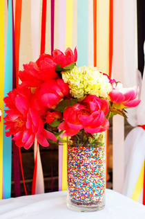 Sprinkle Filled Nested Vases