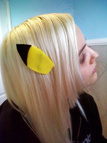 Pikachu Ear Hair Clips