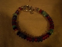 Flat Bead Bracelet