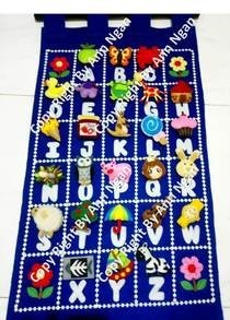 Felt Alphabet Hanging Matching Games