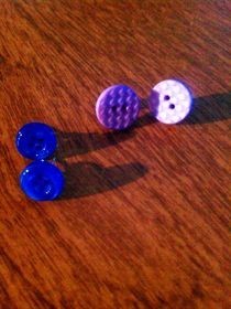 Button Earrings