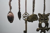 Vintage Copper Necklace 