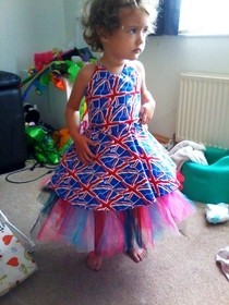 Jubilee Dress With Tutu Underskirt And Corset Back