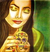 Day Of The Dead Oil Painting