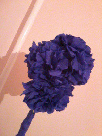 Tissue Paper Flowers   Graduation Gift For My Cousin